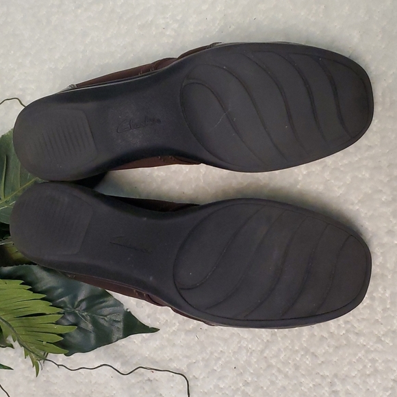 Clarks Women's Gael Rex Flat size 8.5 brown - Picture 9 of 10